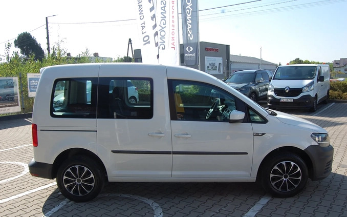 Volkswagen Caddy cena 62999 przebieg: 172000, rok produkcji 2019 z Poniatowa małe 121